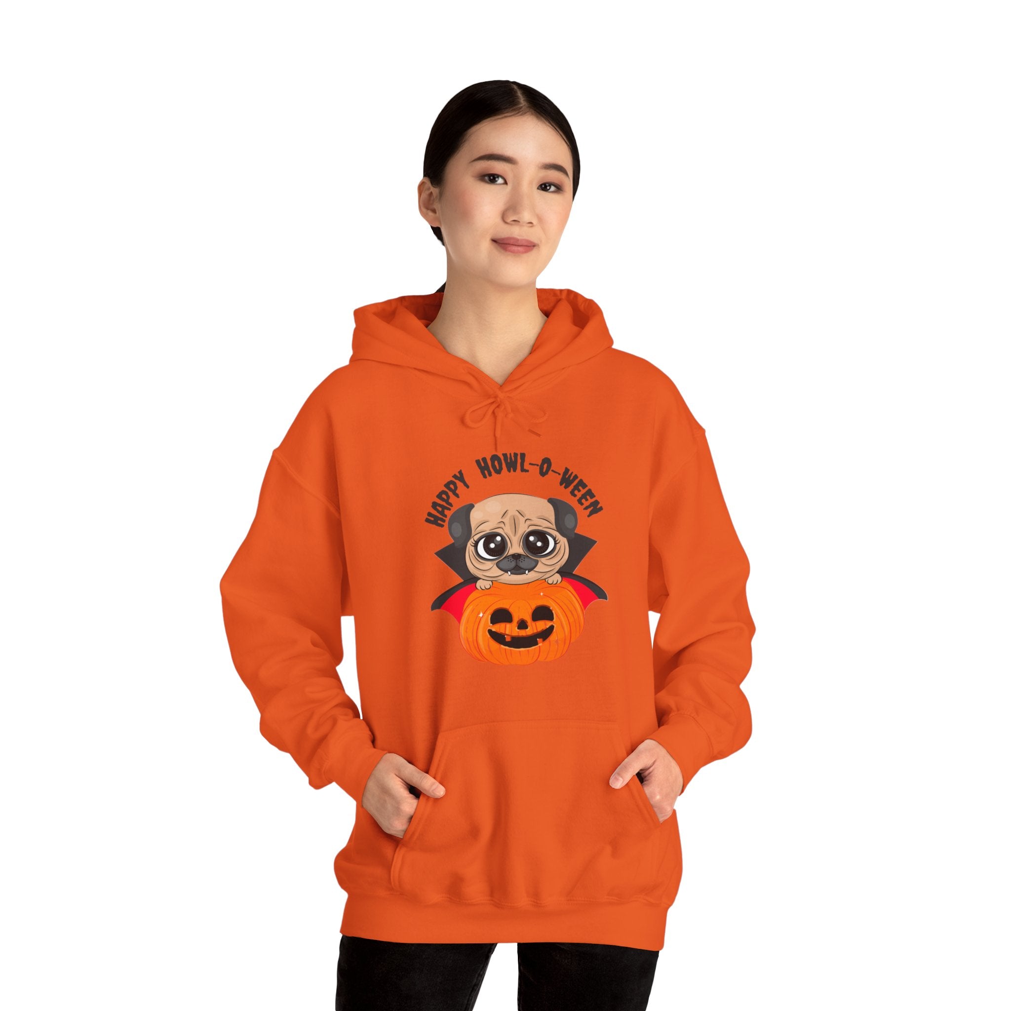 Halloween Hoodie: Pug Howl-O-Ween