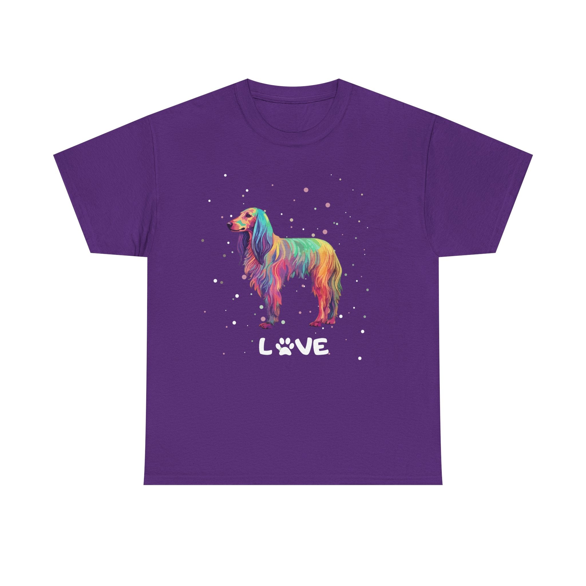 Dog T-Shirt: Afghan Hound Love