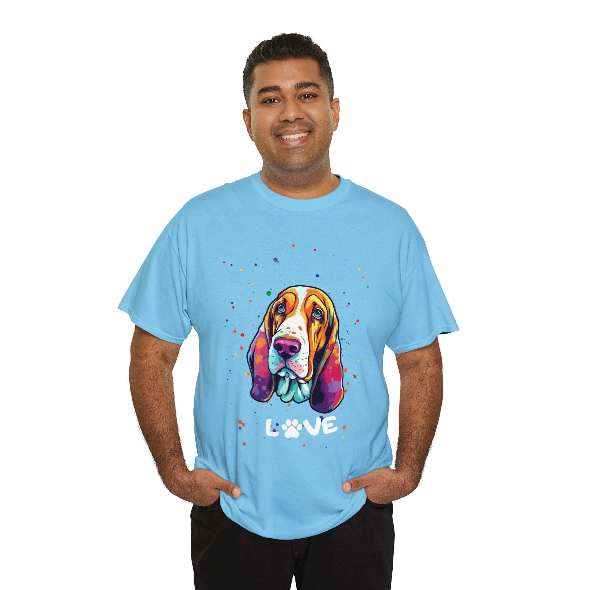 Dog T-Shirt: Bassett Hound Love