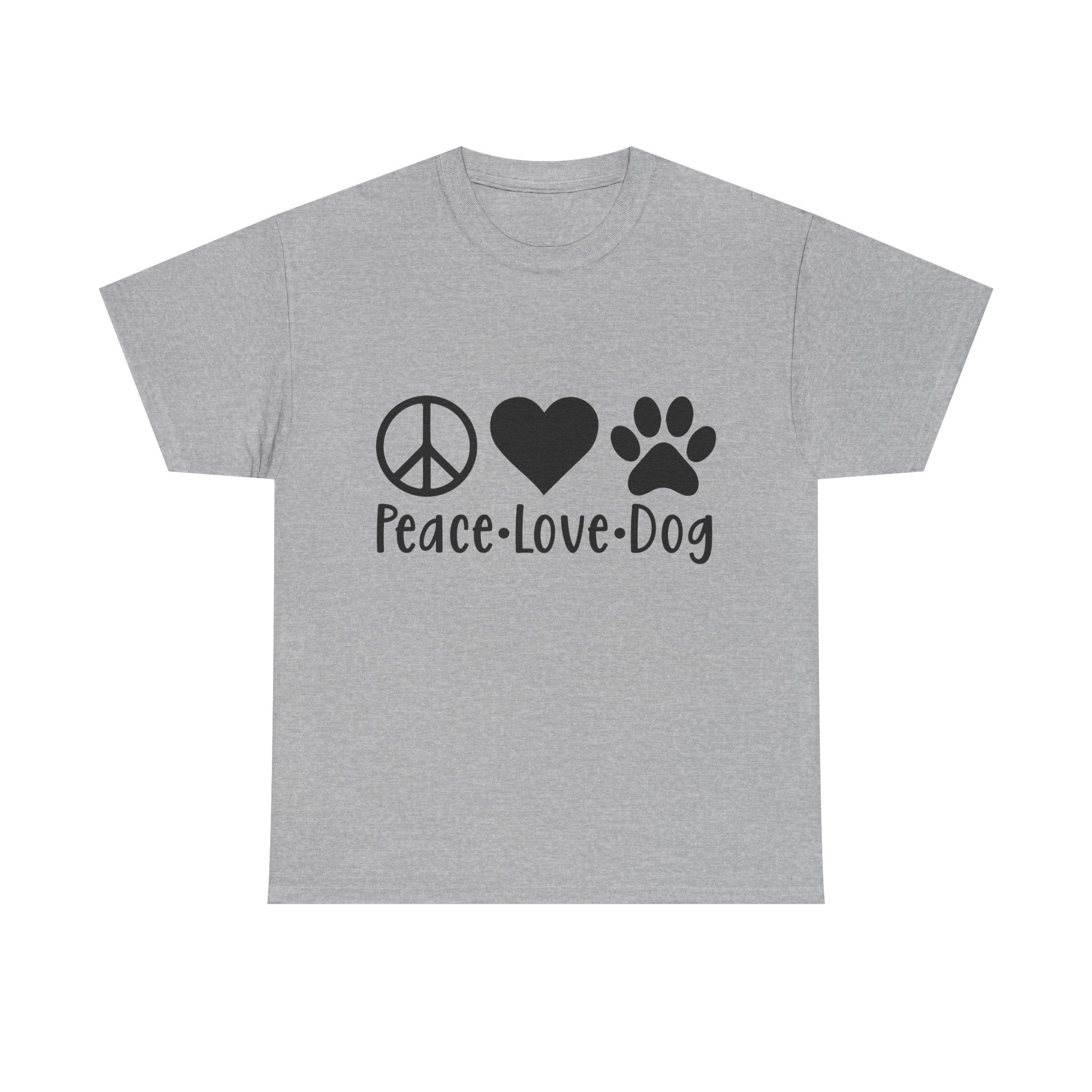 Dog T-Shirt: Peace Love Dog