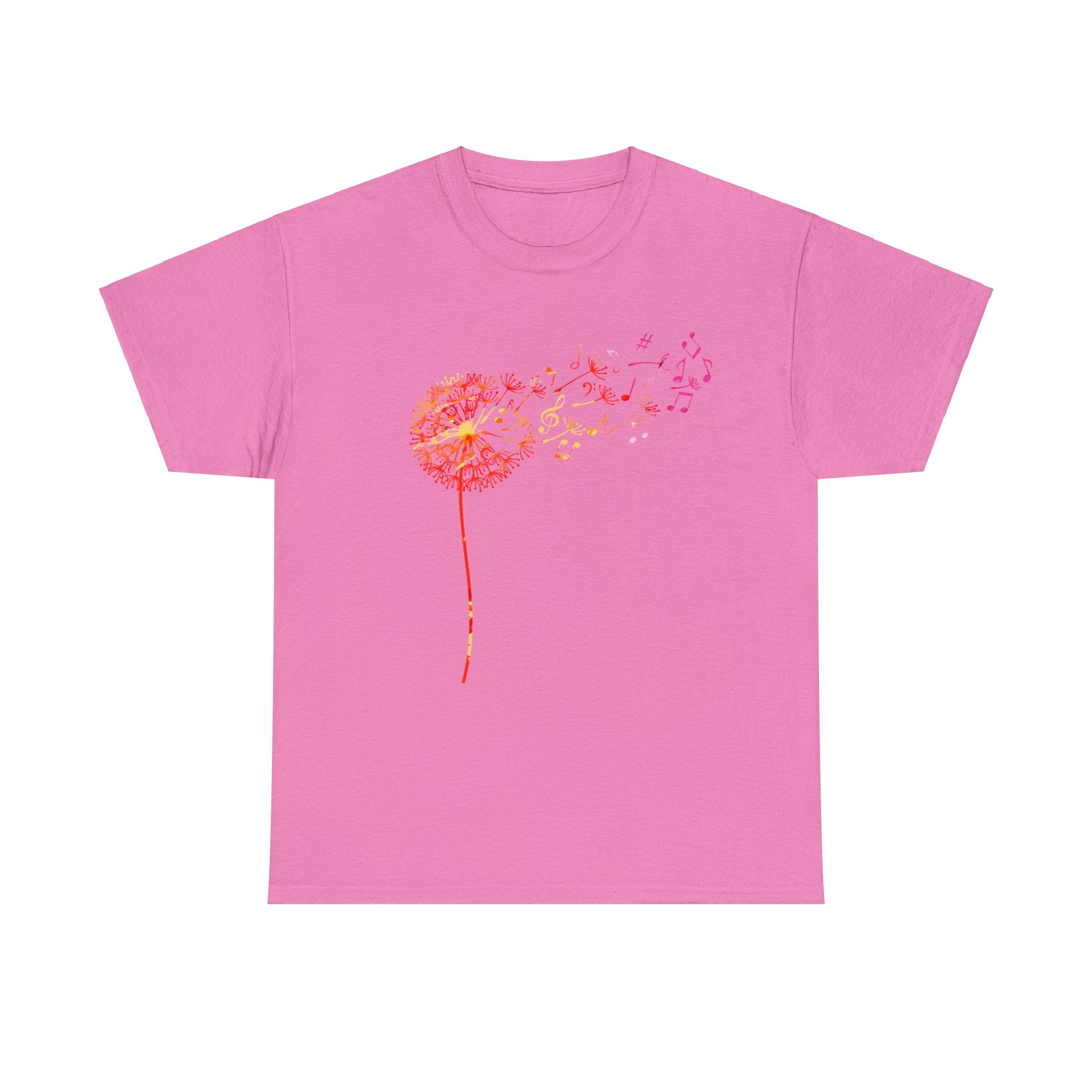 Summer T-Shirt: Dandelion Musical Notes