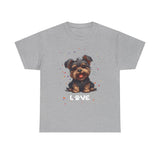 Dog T-Shirt: Yorkie Love