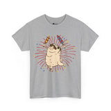 Pug T-Shirt: Pug Fireworks