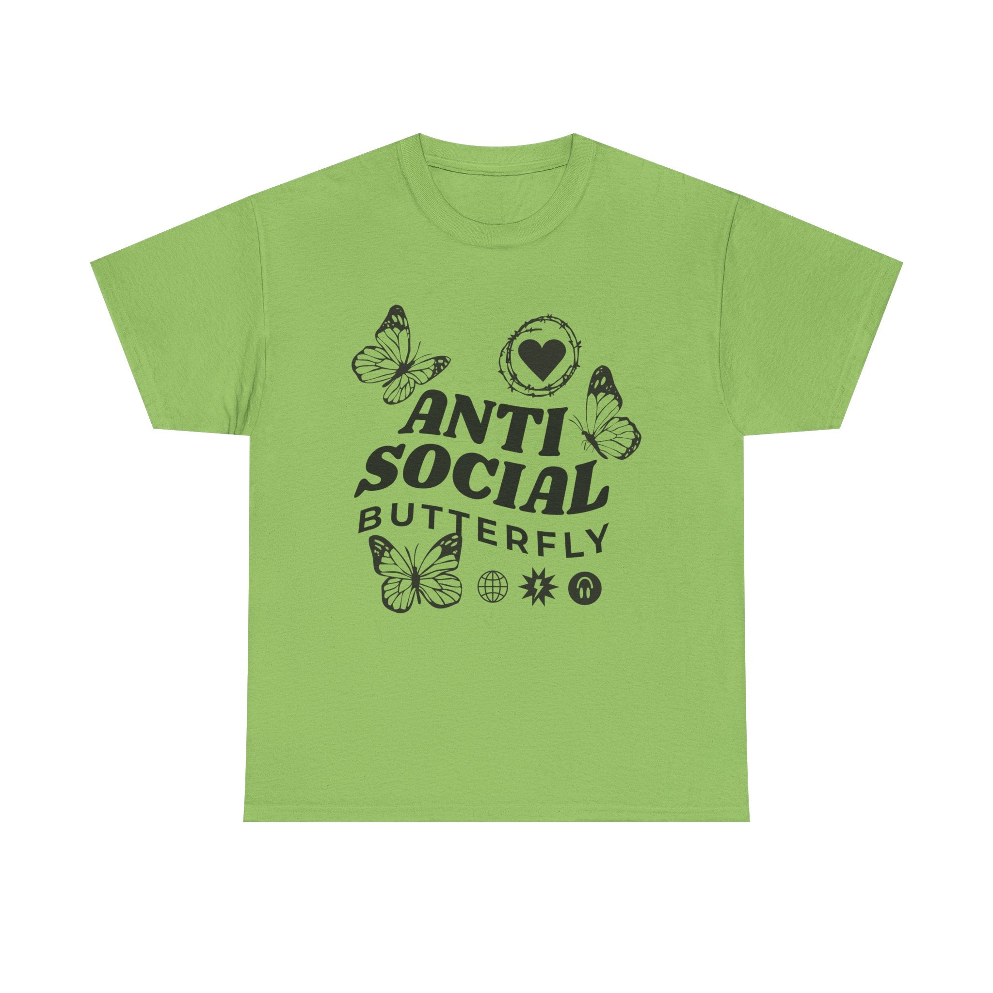 Funny T-Shirt: Anti-Social Butterfly
