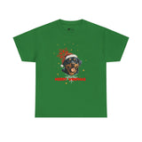Christmas T-Shirt: Santa Hat Rottweiler