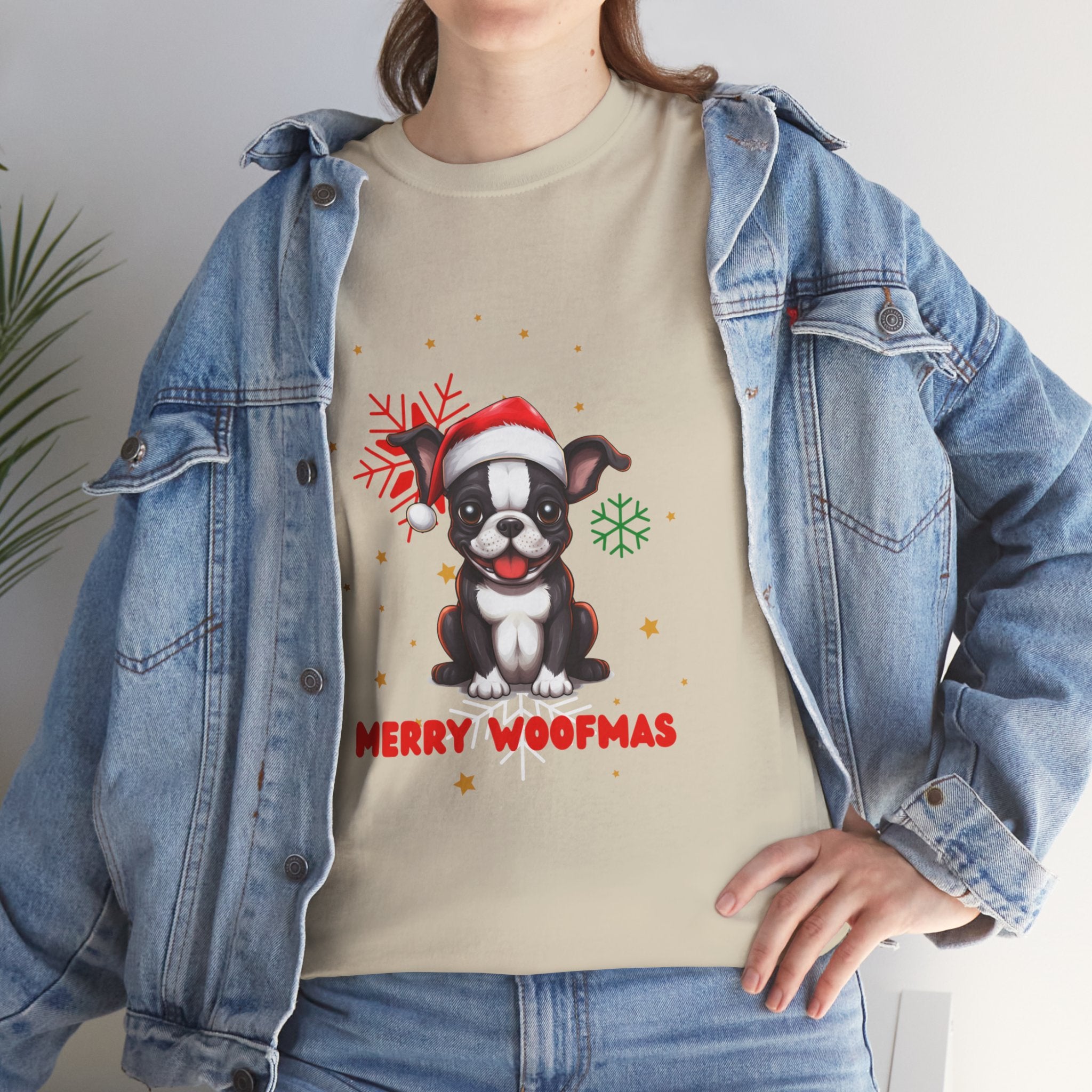 Christmas T-Shirt: Boston Terrier