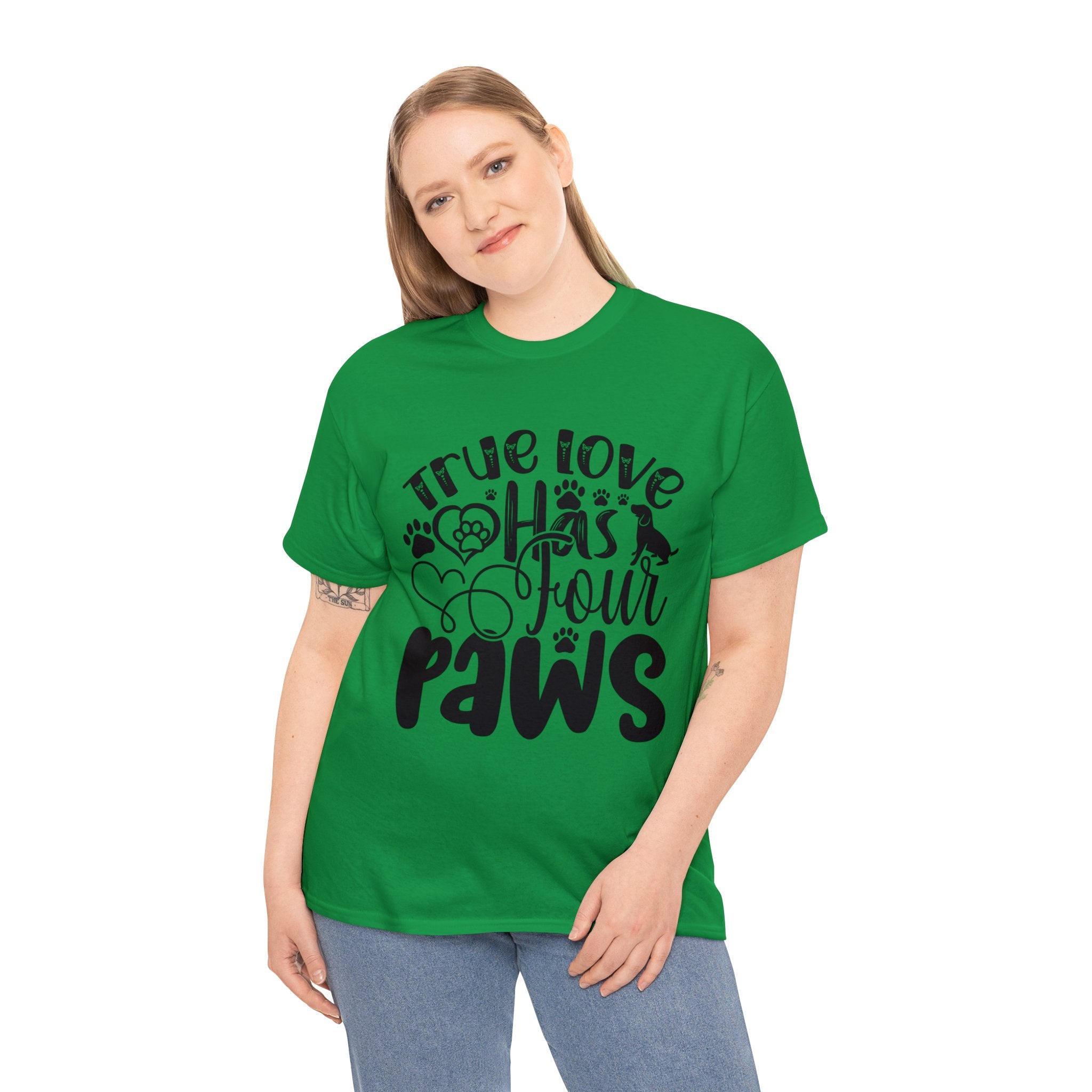 Pet Inspired T-Shirt: True Love Four Paws