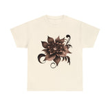 Summer T-Shirt: Brown Flower