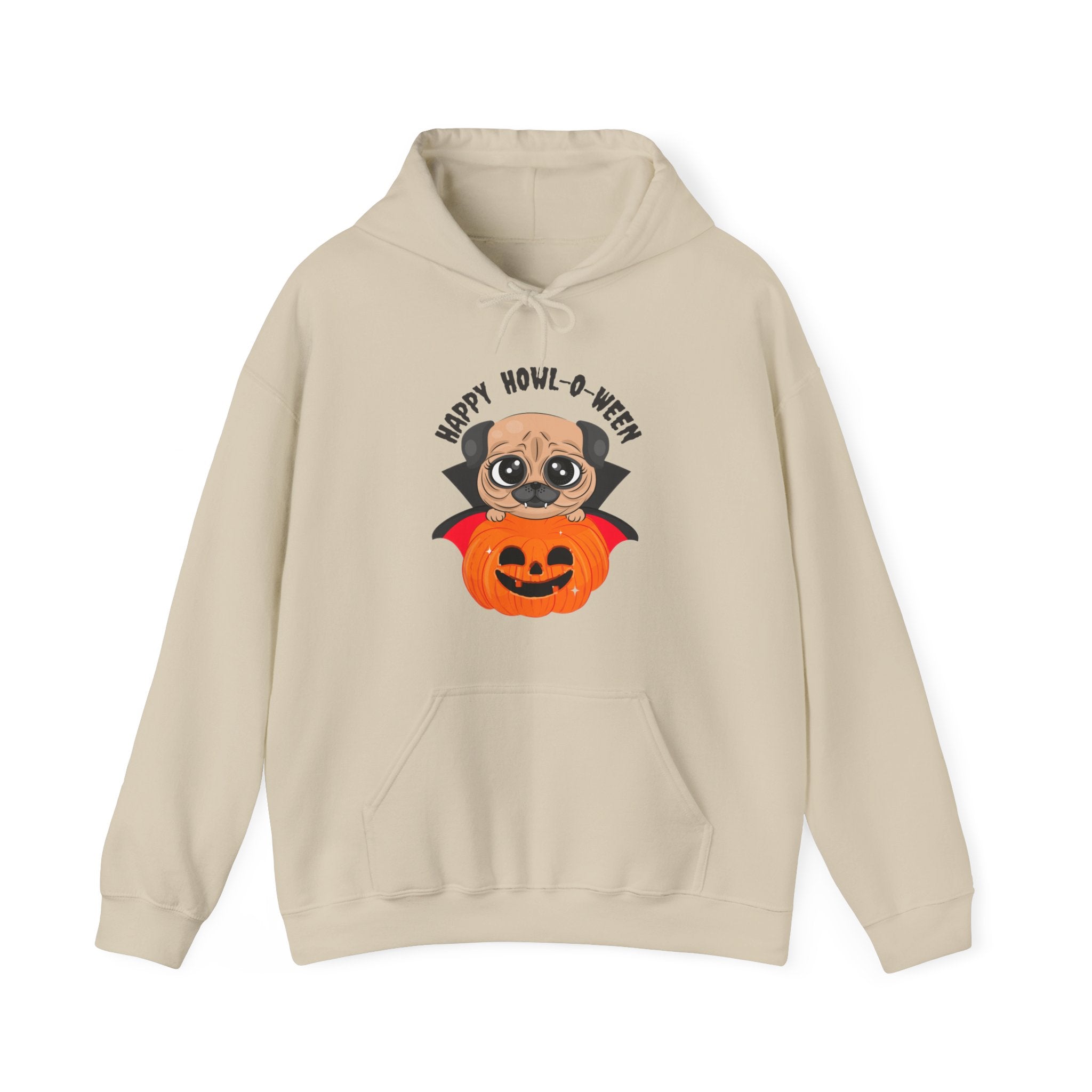 Halloween Hoodie: Pug Howl-O-Ween