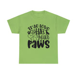 Pet Inspired T-Shirt: True Love Four Paws