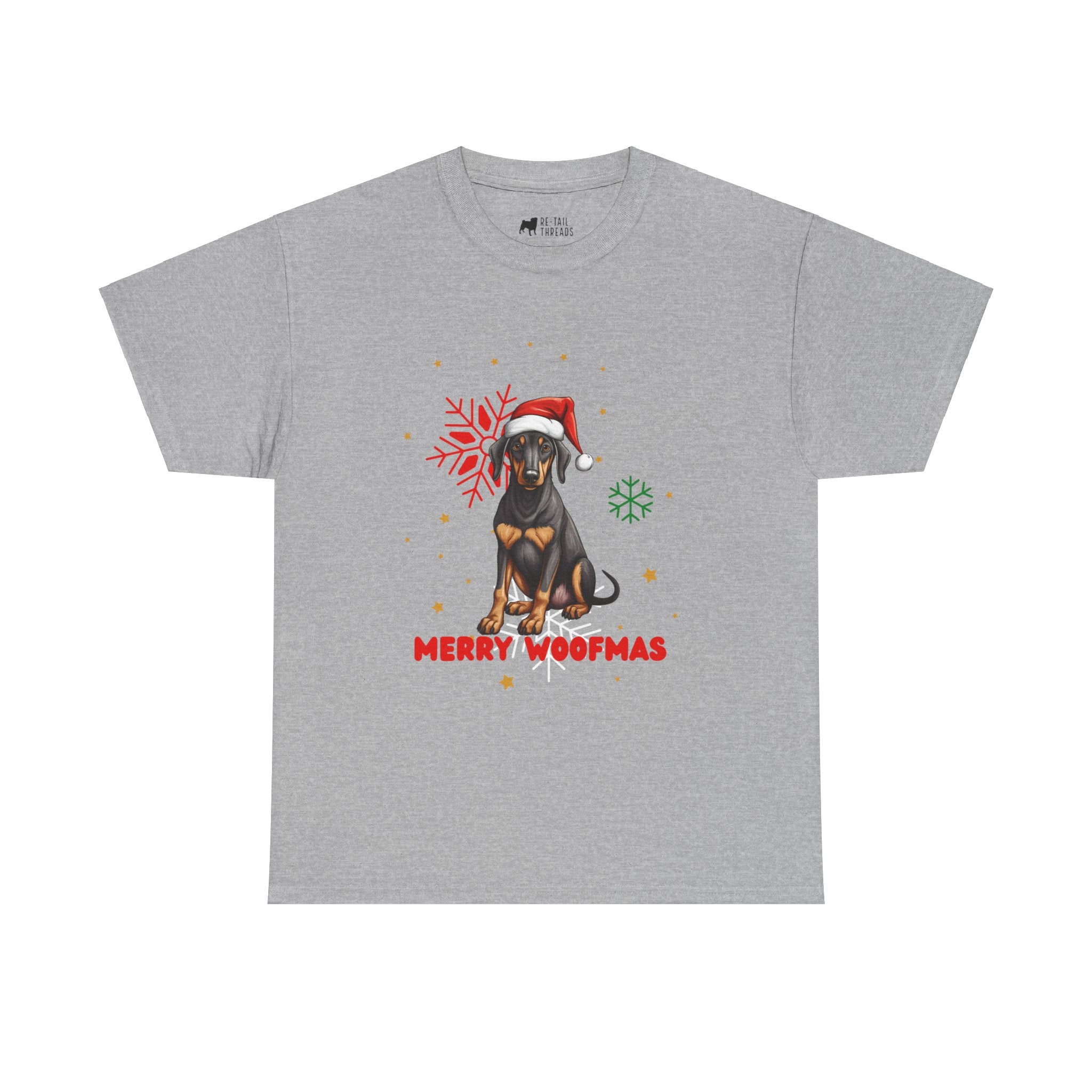 Christmas T-Shirt: Black and Tan Dog