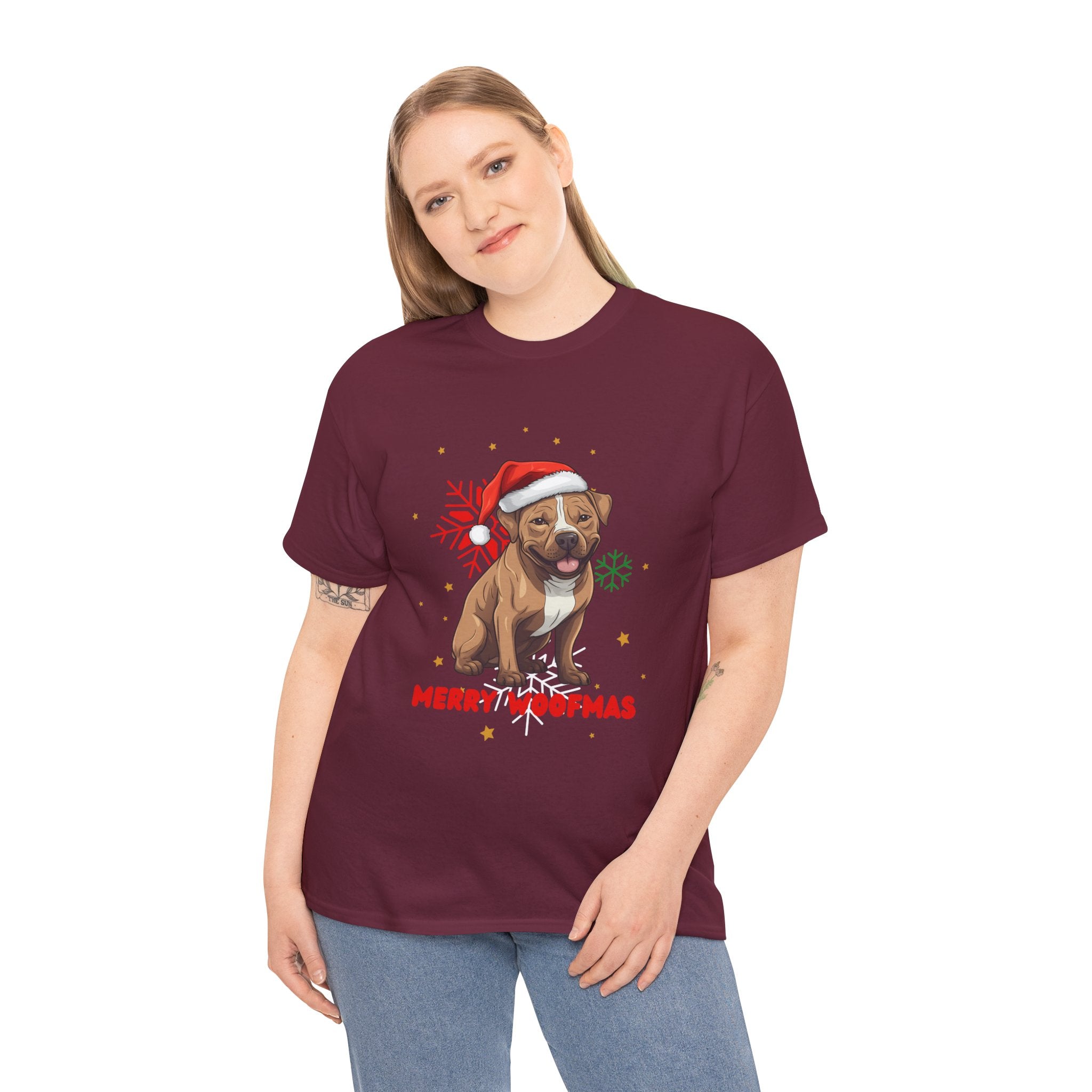 Christmas T-Shirt: Pit Bull #1