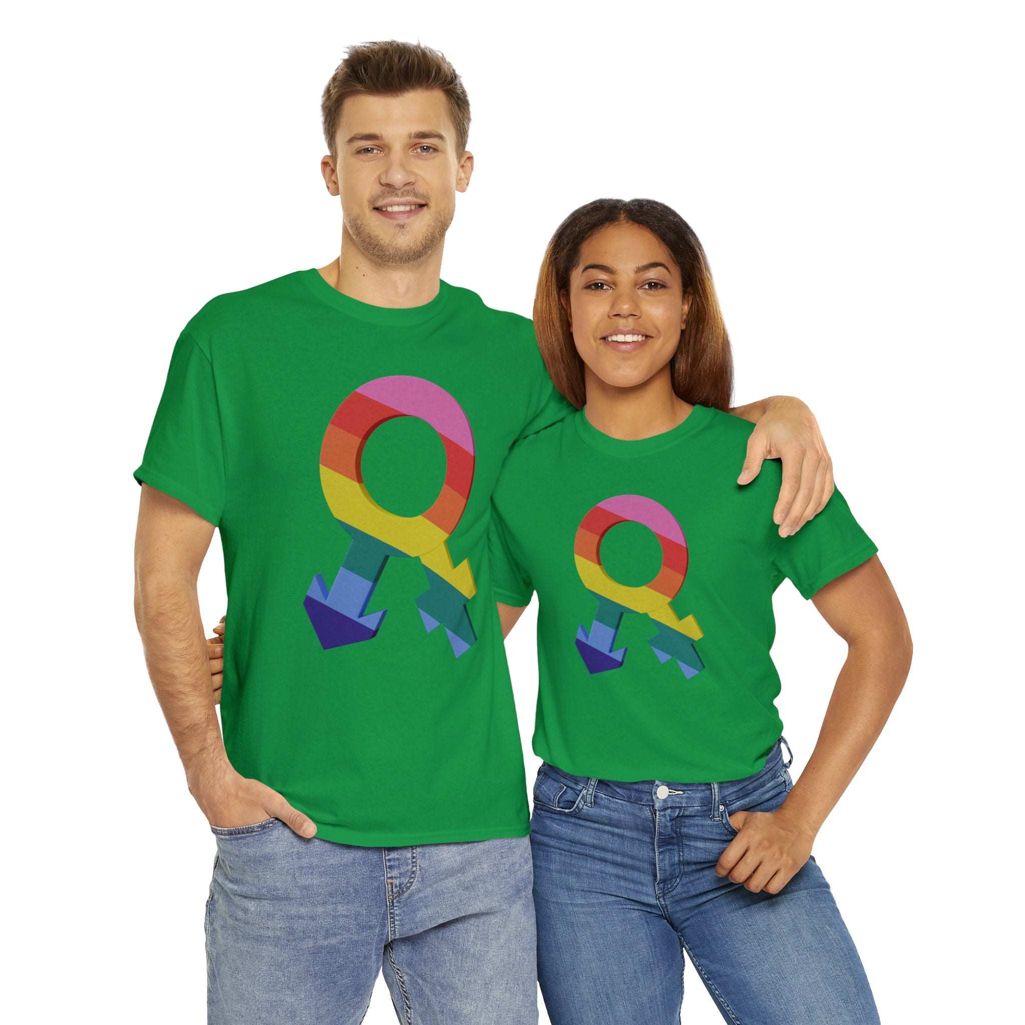 PRIDE T-Shirt: Rainbow Gender Icons