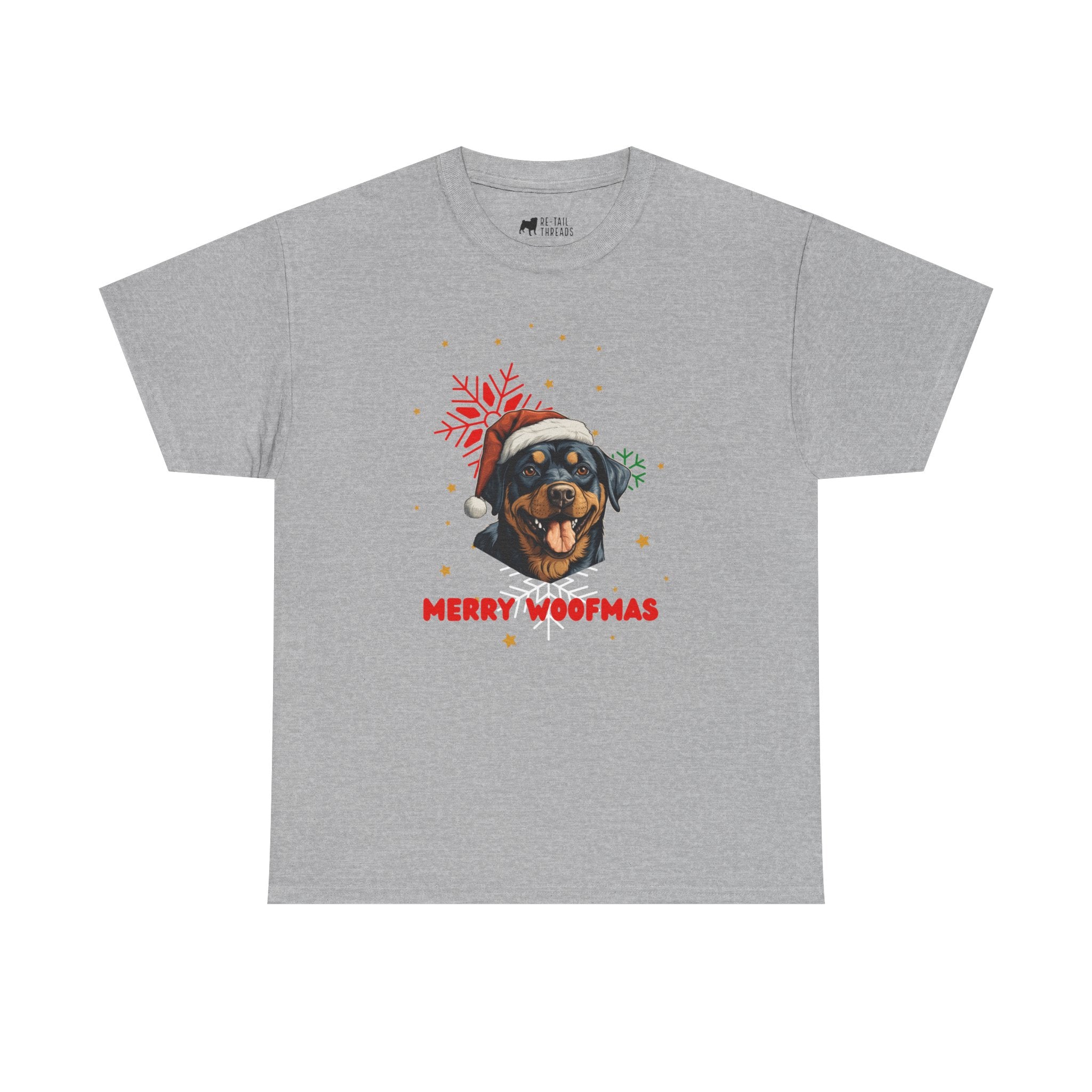 Christmas T-Shirt: Santa Hat Rottweiler