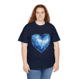 Love T-Shirt: Blue Heart