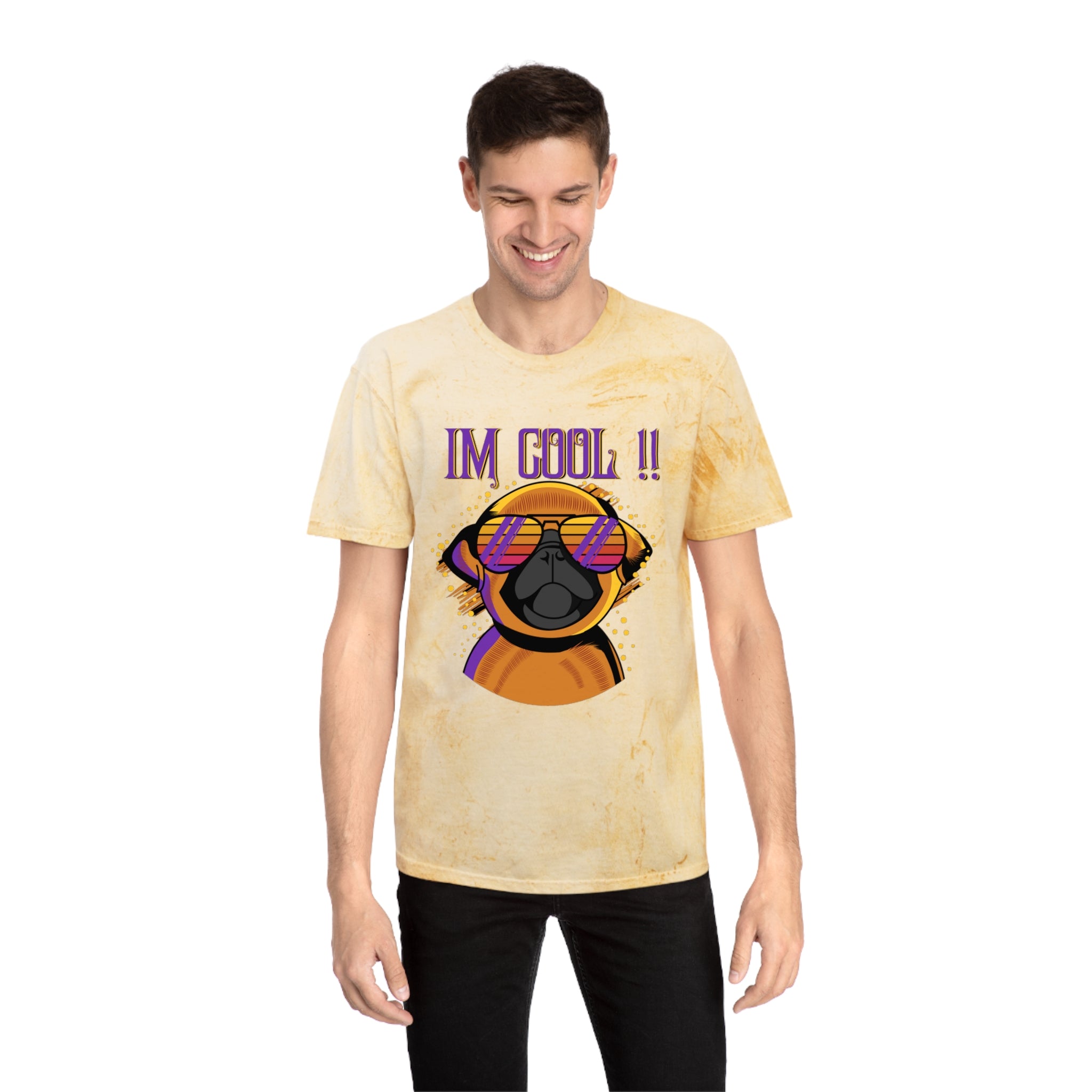 Pug T-Shirt: I'm Cool Color Blast