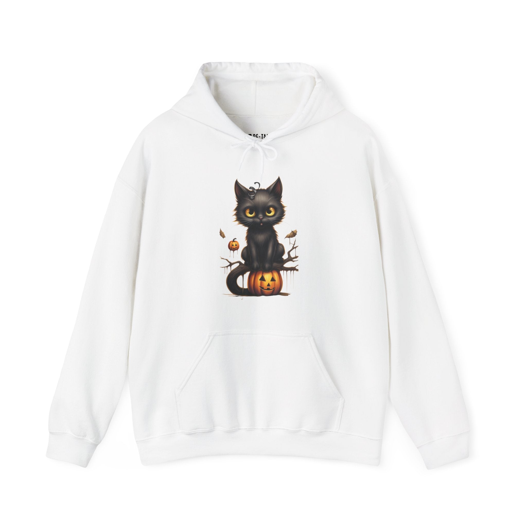 Halloween Hoodie: Cat on a Pumpkin