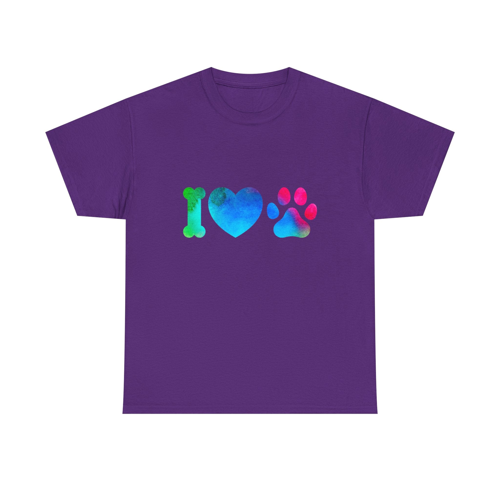 Pet Inspired T-Shirt: I Love Paws
