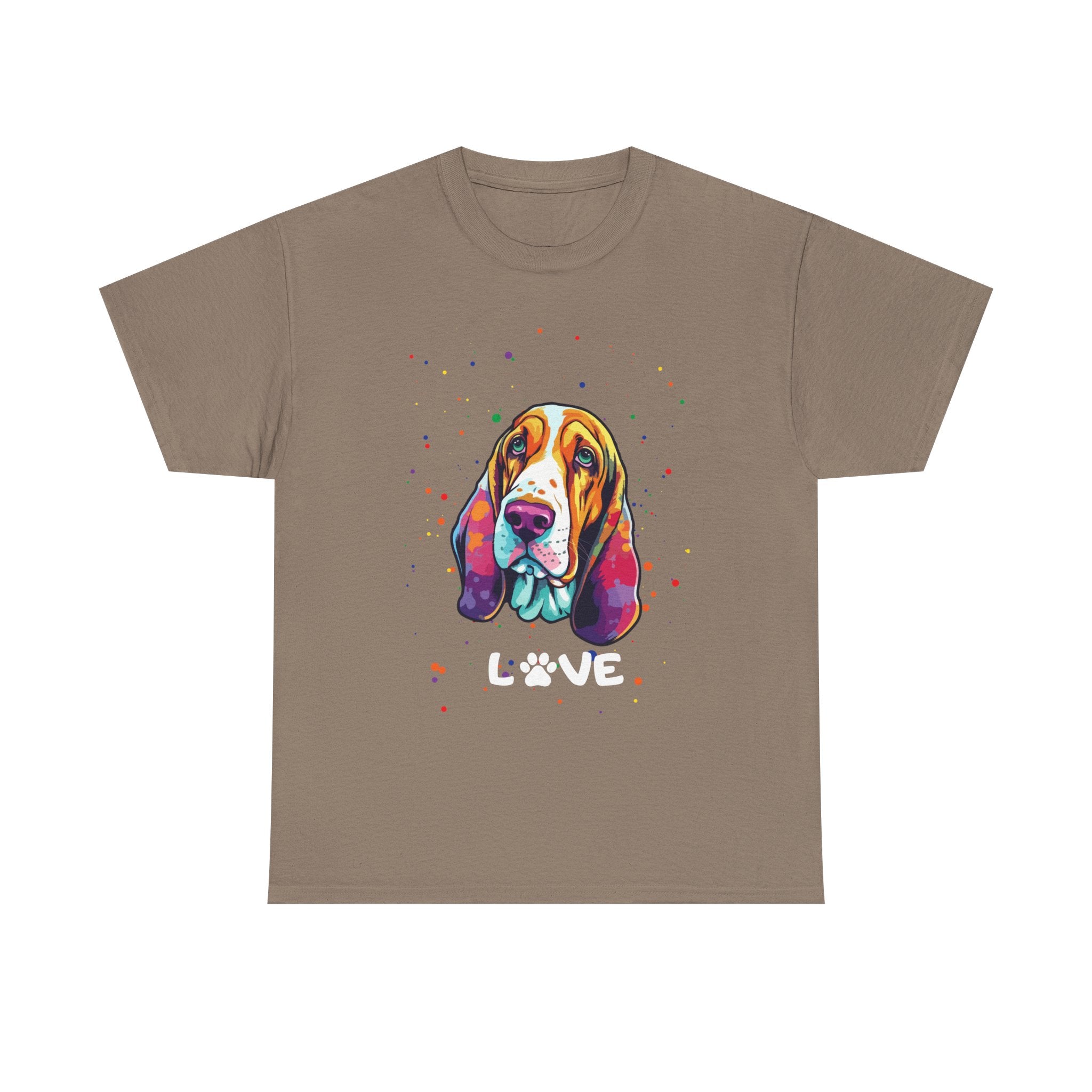 Dog T-Shirt: Bassett Hound Love