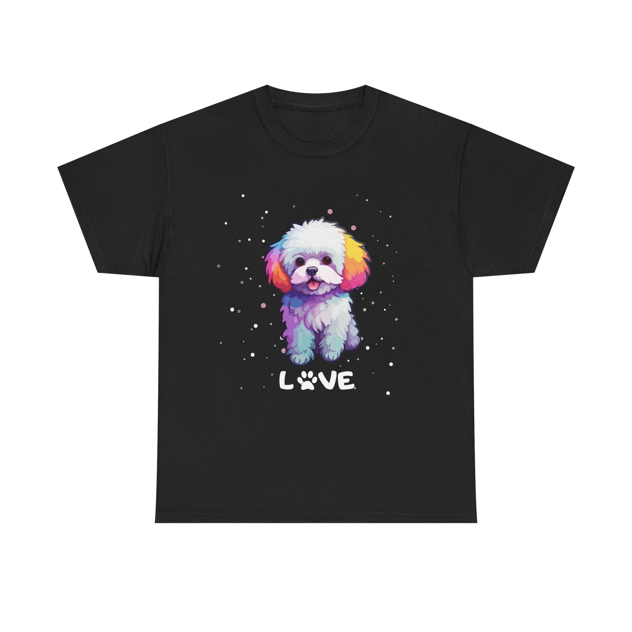 Dog T-Shirt: Bichon Frise Love