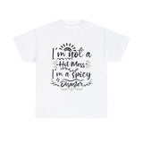 Funny T-Shirt: I'm a Spicy Disaster