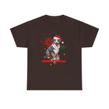 Christmas T-Shirt: Santa Hat Australian Shepard