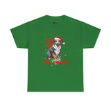 Christmas T-Shirt: Santa Hat Australian Shepard