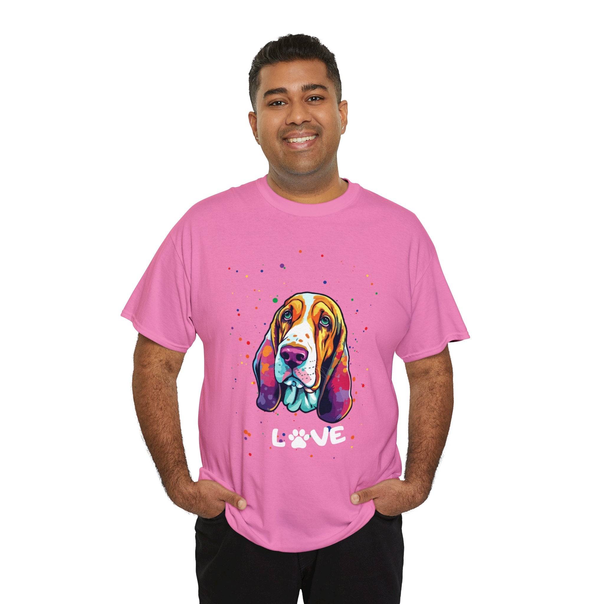 Dog T-Shirt: Bassett Hound Love