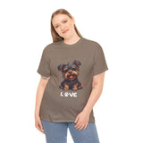 Dog T-Shirt: Yorkie Love