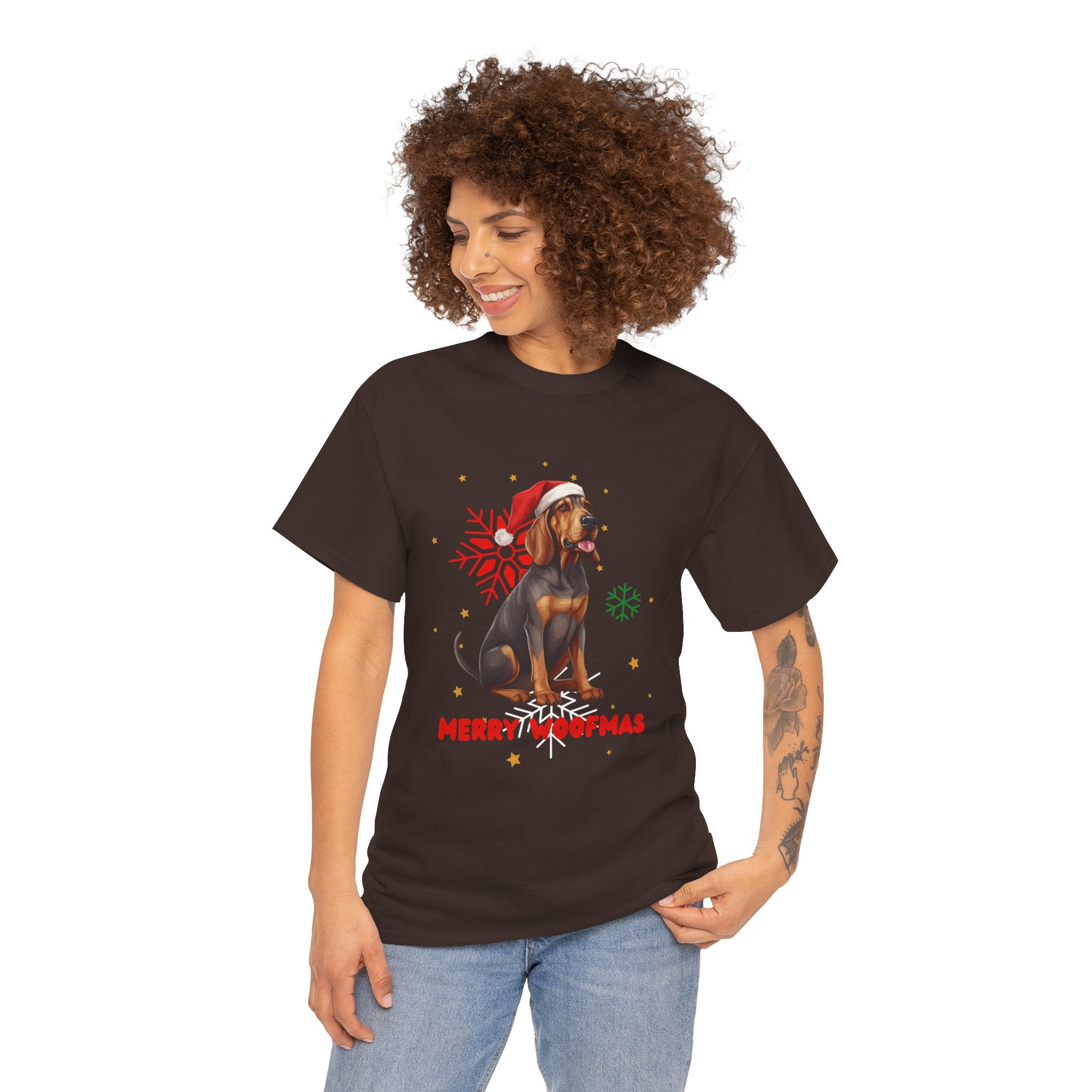 Christmas T-Shirt: Coonhound