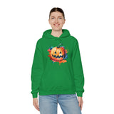 Halloween Hoodie: Watercolor Pumpkin