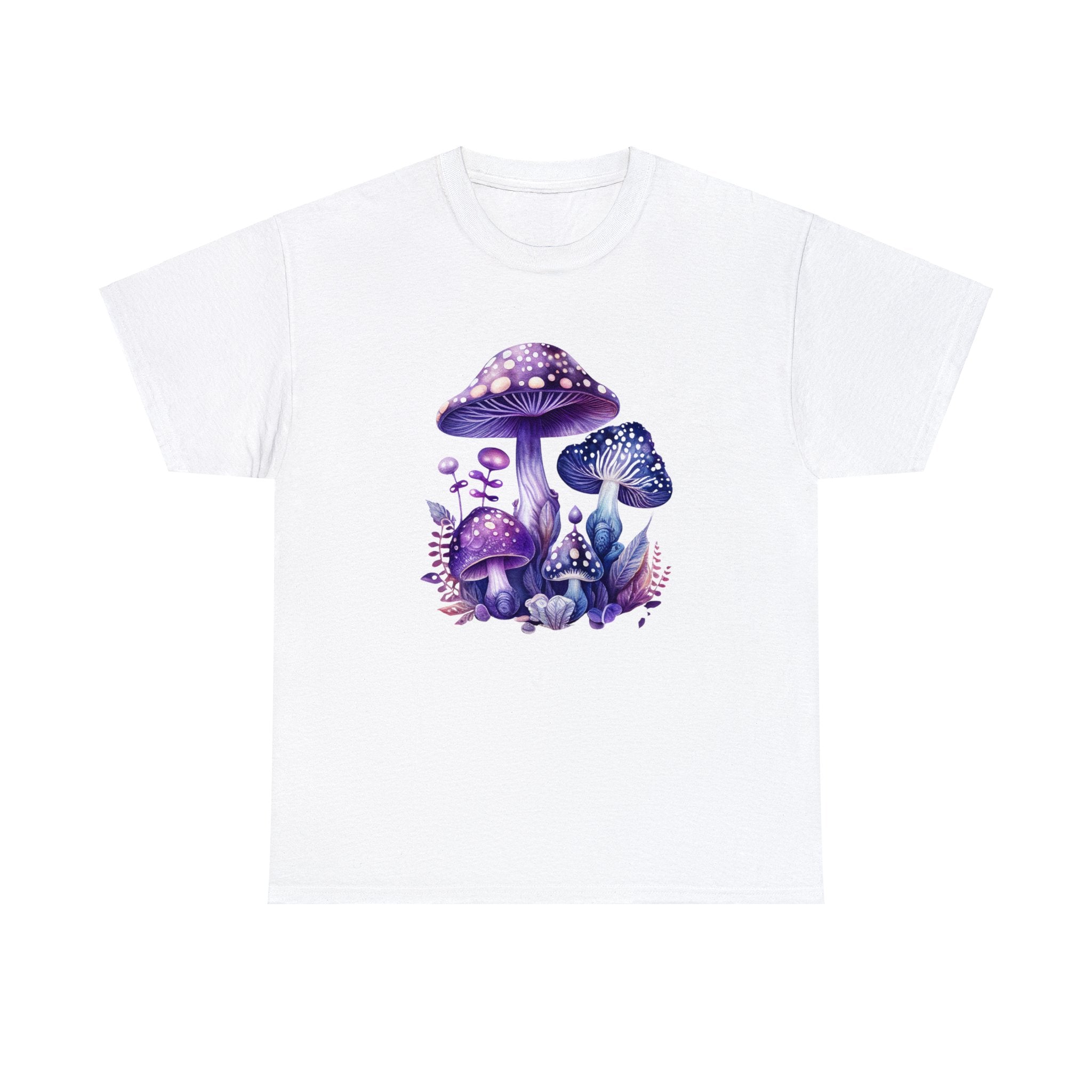 Mushroom T-Shirt: Large Mystical Mushrooms