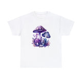 Mushroom T-Shirt: Large Mystical Mushrooms