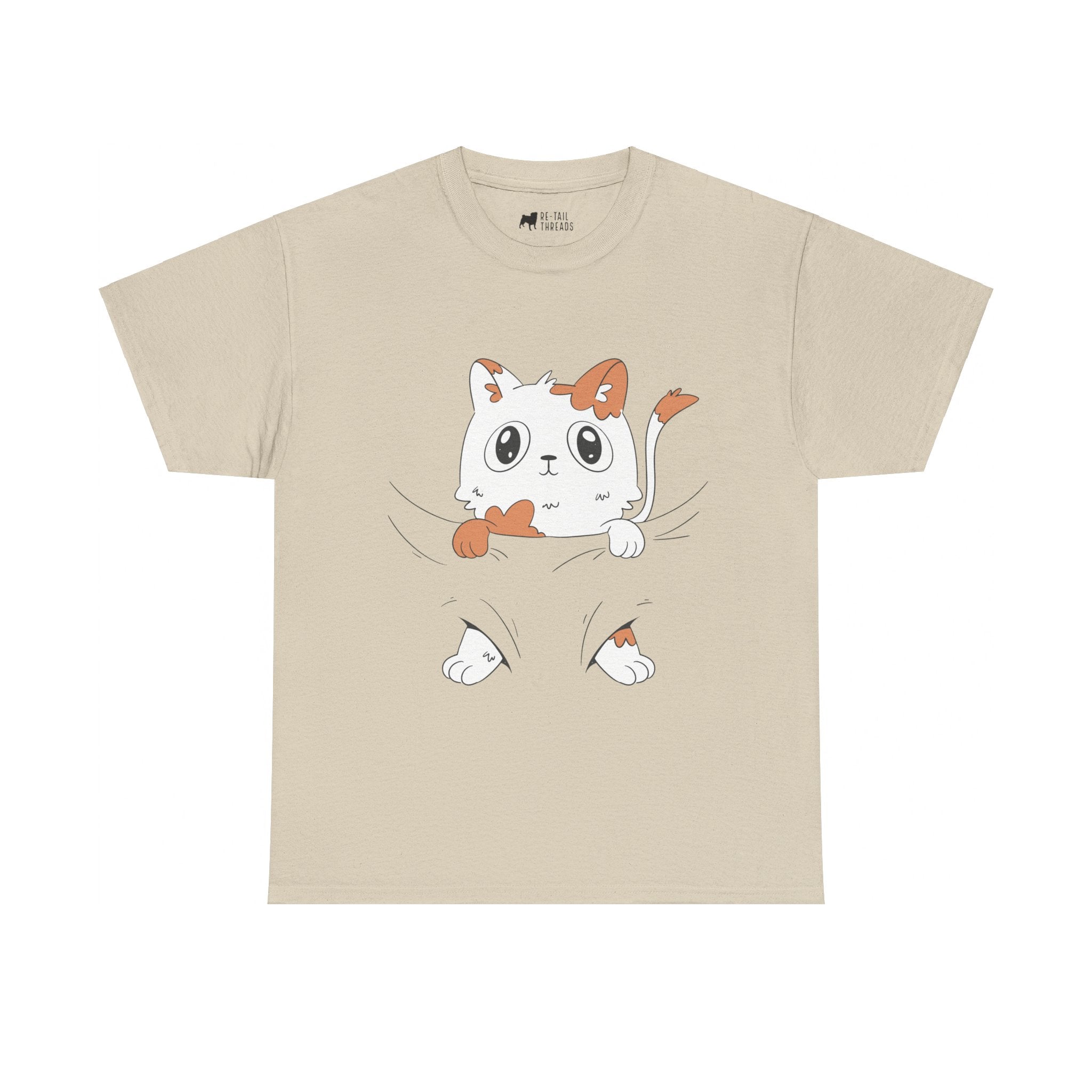 Cat T-Shirt: Cat Escaping Shirt