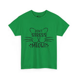 Cat T-Shirt: Don't Stress Meowt