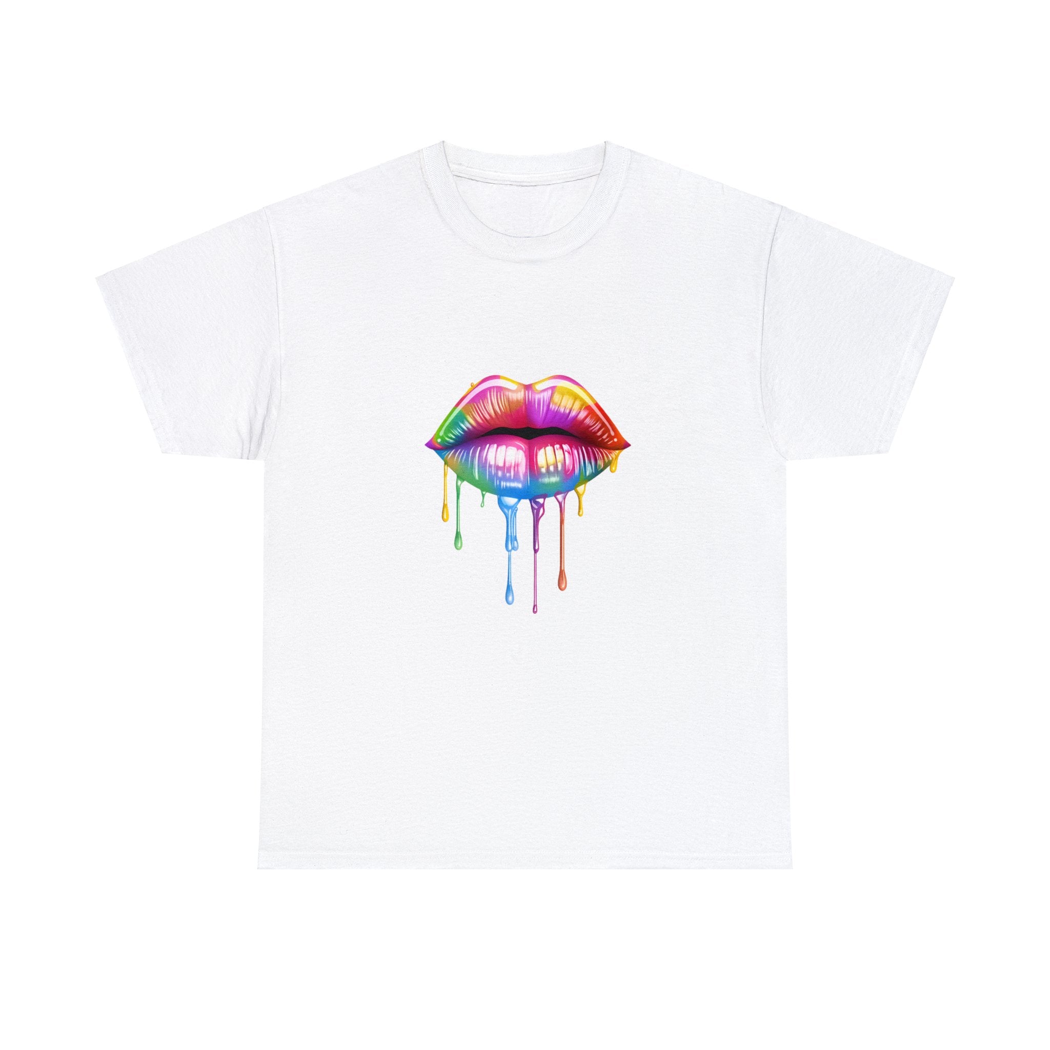 PRIDE T-Shirt: Rainbow Lips