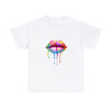 PRIDE T-Shirt: Rainbow Lips