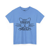 Cat T-Shirt: Don't Stress Meowt