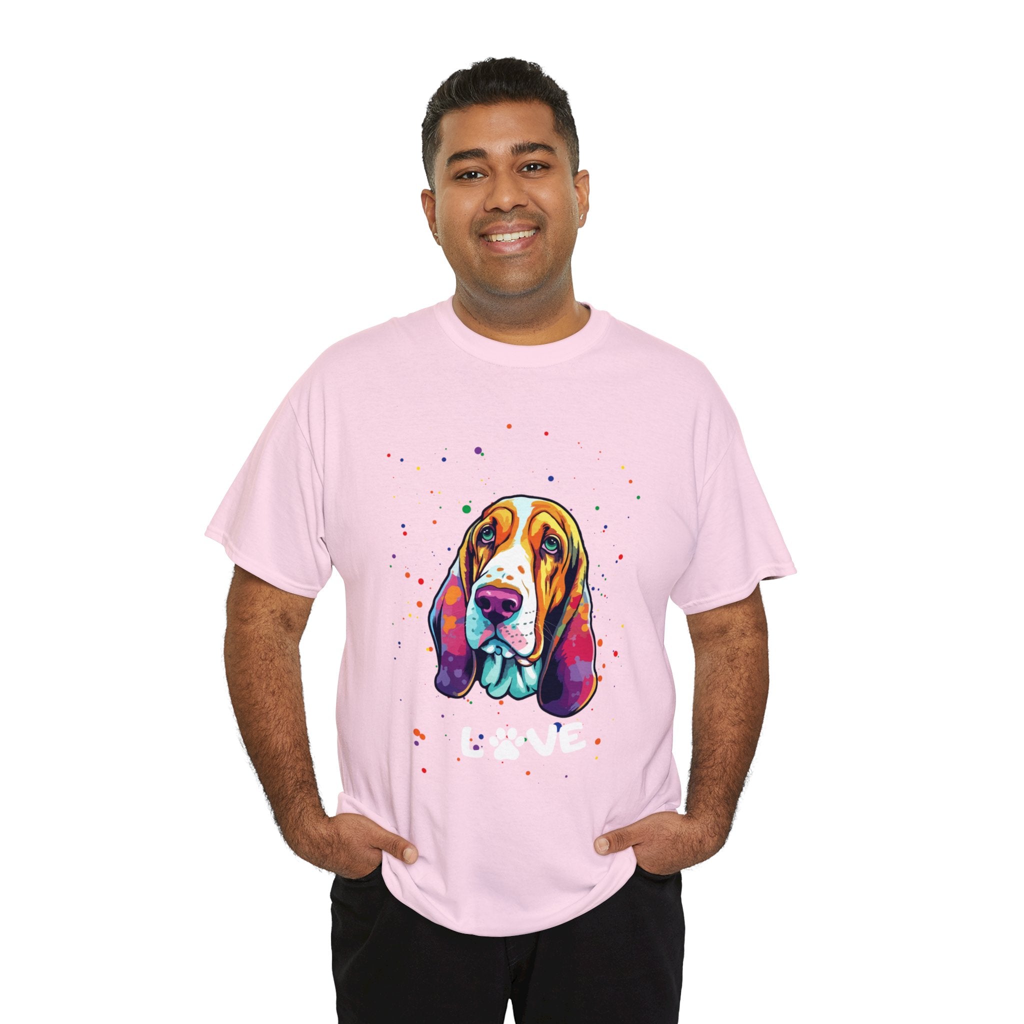 Dog T-Shirt: Bassett Hound Love