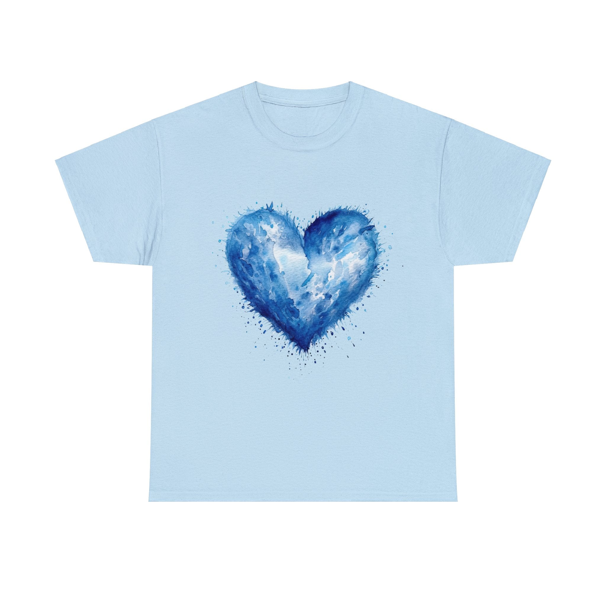 Love T-Shirt: Blue Heart