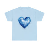 Love T-Shirt: Blue Heart