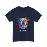 Dog T-Shirt: English Bulldog Love #1