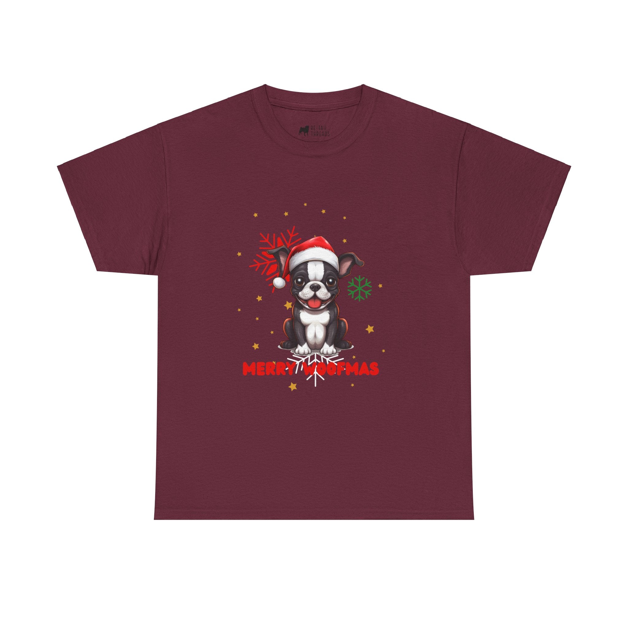 Christmas T-Shirt: Boston Terrier