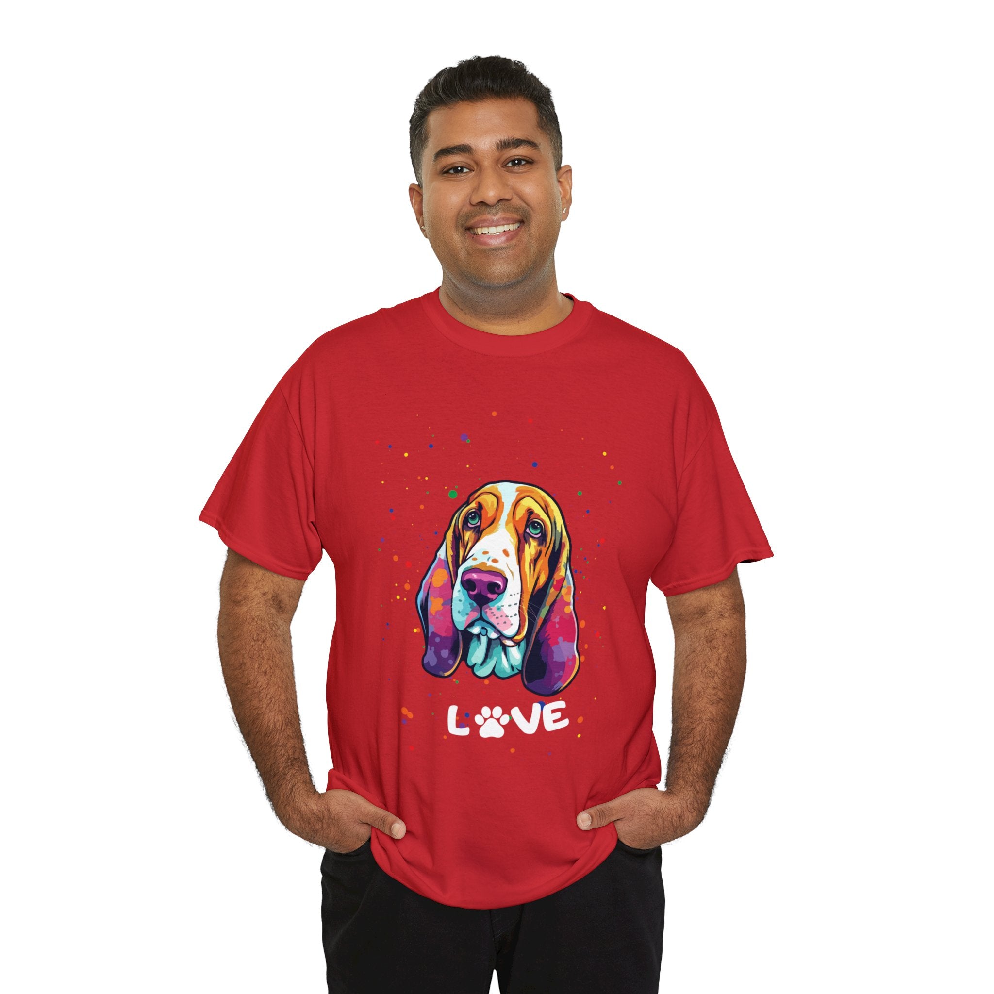 Dog T-Shirt: Bassett Hound Love