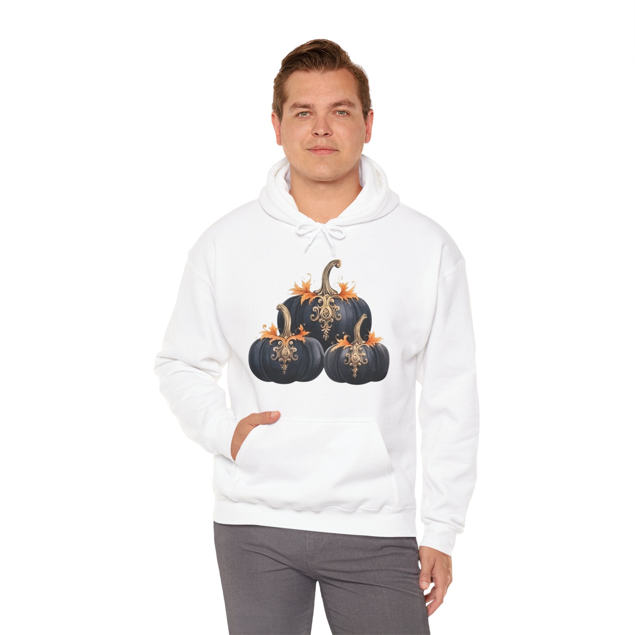 Halloween Hoodie: Jeweled Pumpkin