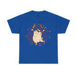 Pug T-Shirt: Pug Fireworks