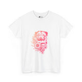 Pug T-Shirt: Pug With Flowers #3