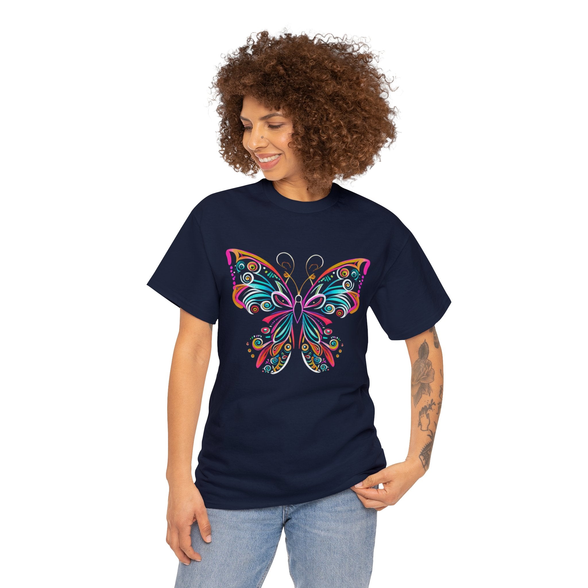 Summer T-Shirt: Colorful Butterfly