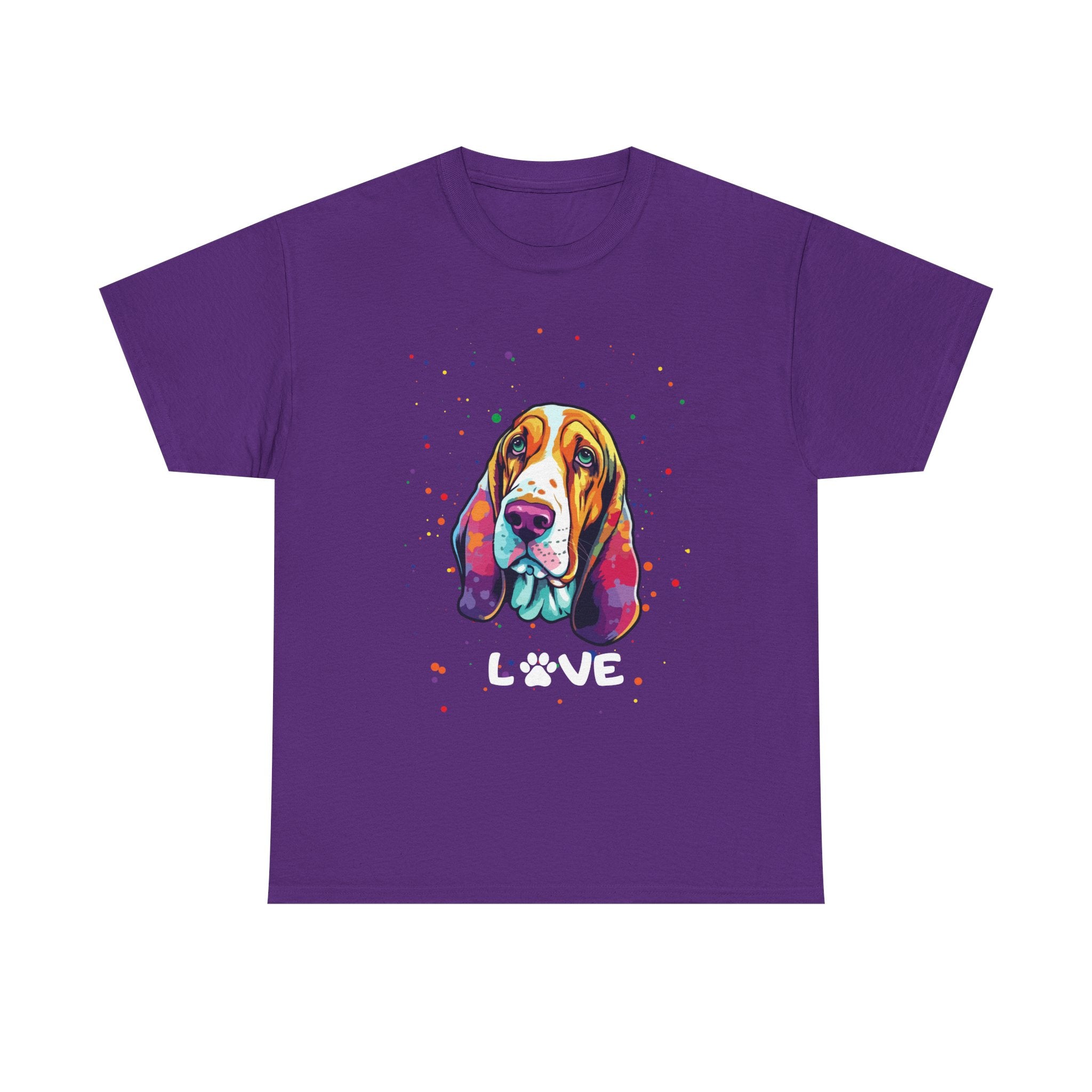 Dog T-Shirt: Bassett Hound Love