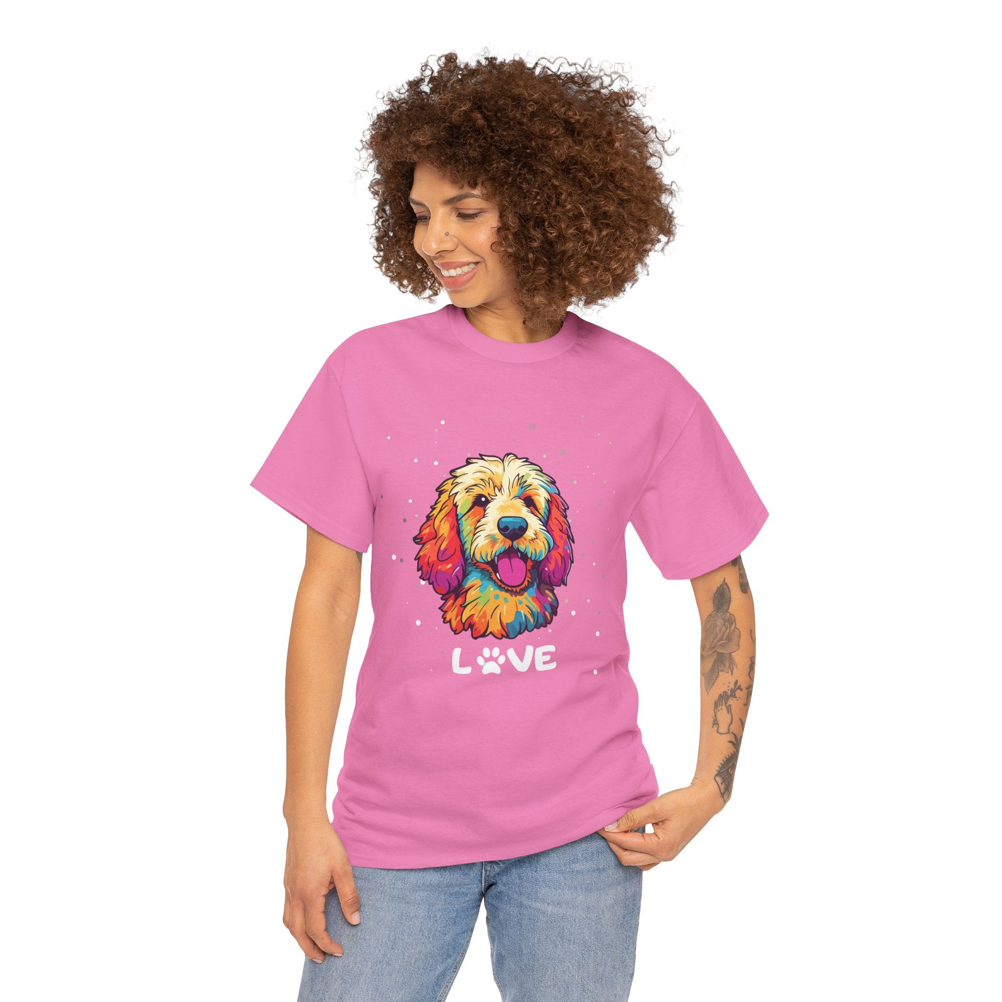 Dog T-Shirt: Goldendoodle Love